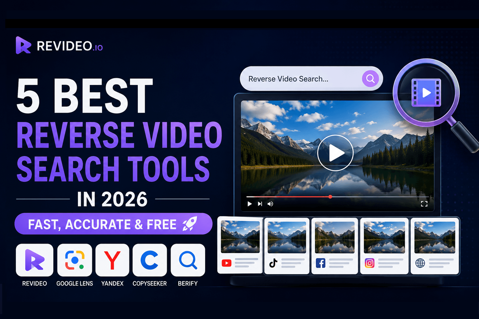 5 Best Reverse Video Search Tools in 2026 (Fast, Accurate & Free)