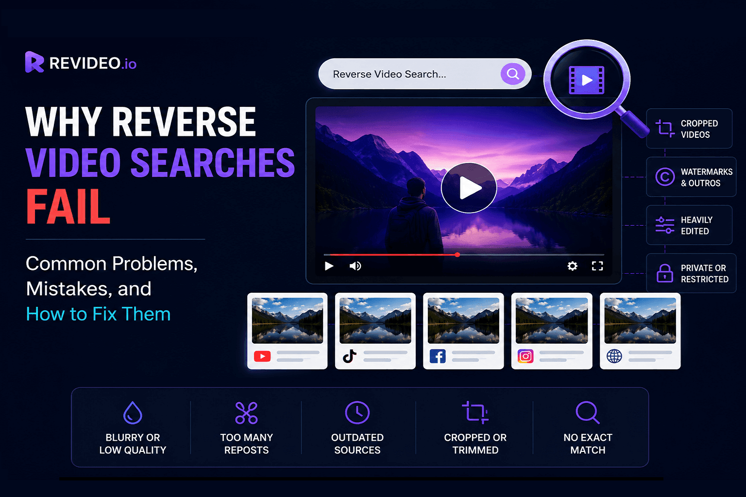 Why Reverse Video Searches Fail: Common Problems, Mistakes, and How to Fix Them